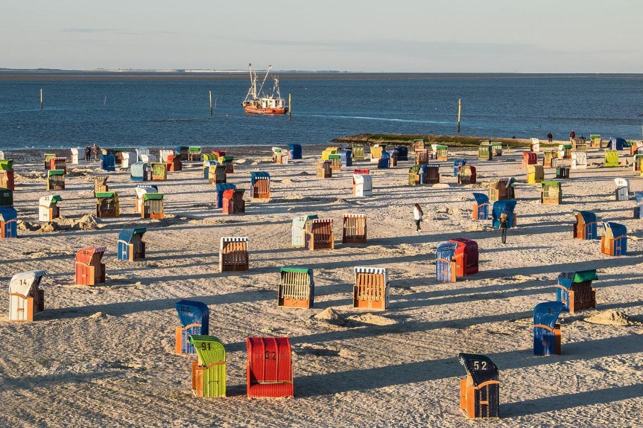 Nordsee Ferienwohnung Nord Dornumersiel Exteriör bild