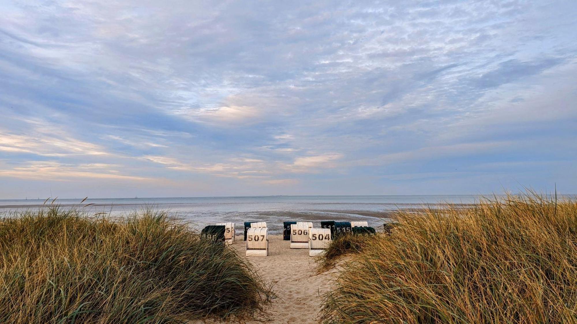 Nordsee Ferienwohnung Nord Dornumersiel Exteriör bild